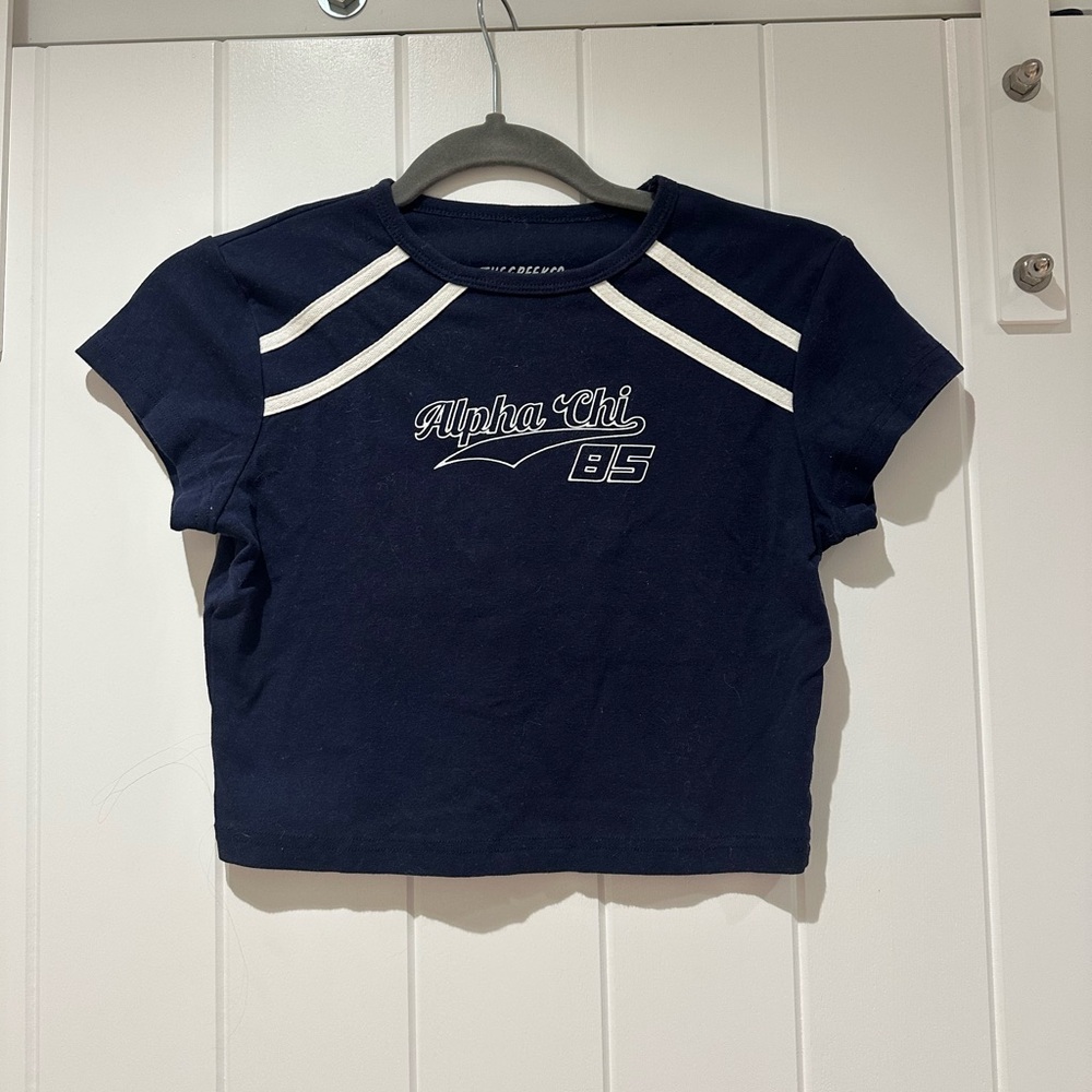 The Greek Co Alpha Chi Omega Baby Tee